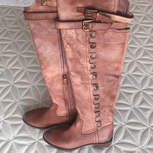 Sam Edelman Pierce Leather Over the Knee Boots